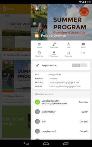 Google幻灯片APP