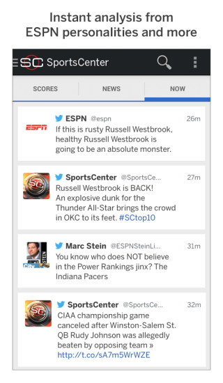 ESPN比分中心APP