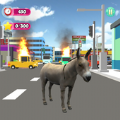 Donkey Rampage(狂暴驴模拟器中文破解版)v1.0安卓版