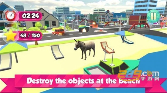 Donkey Rampage(狂暴驴模拟器中文破解版)v1.0安卓版