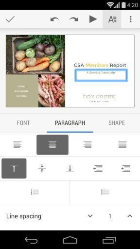 Google幻灯片APP