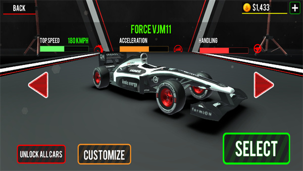 极限方程式赛车中文版(Formula Car Racing)