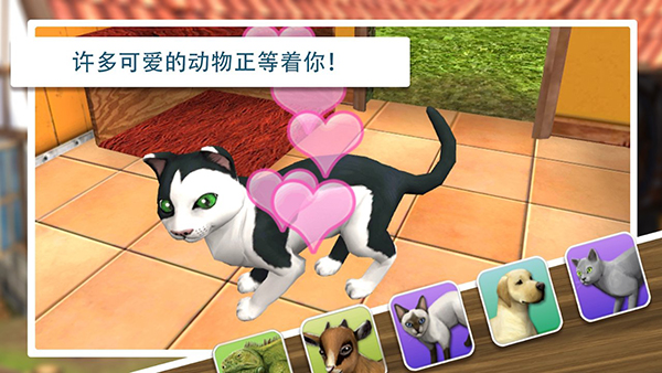 宠物世界3D我的动物救援无限金币版