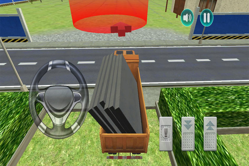 3D挖掘机建造模拟游戏画面