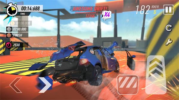 汽车特技比赛无限金币版(Car Stunt Races)
