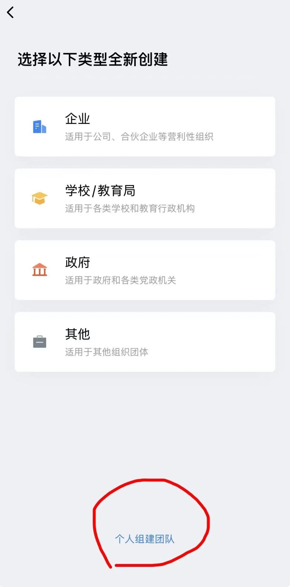 创建企业