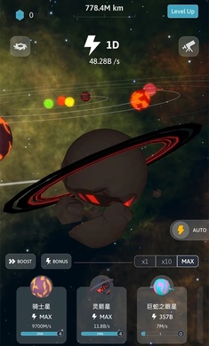 来捏个宇宙游戏画面
