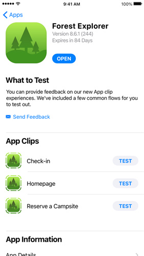 test flight