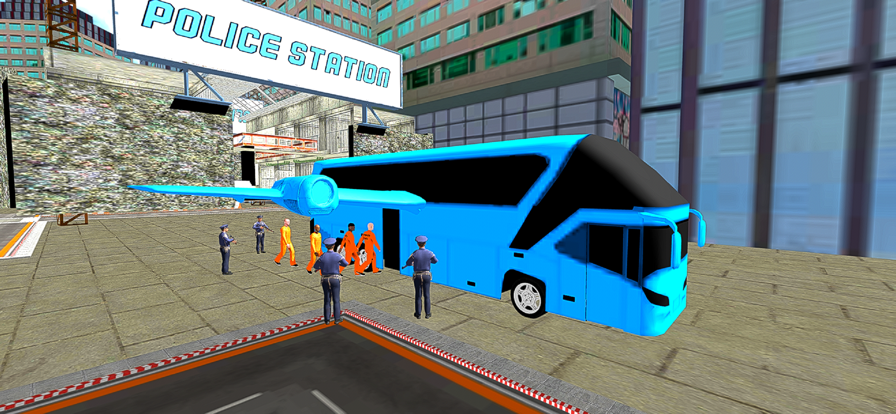 Flying Police Bus Simulator 3D ios版