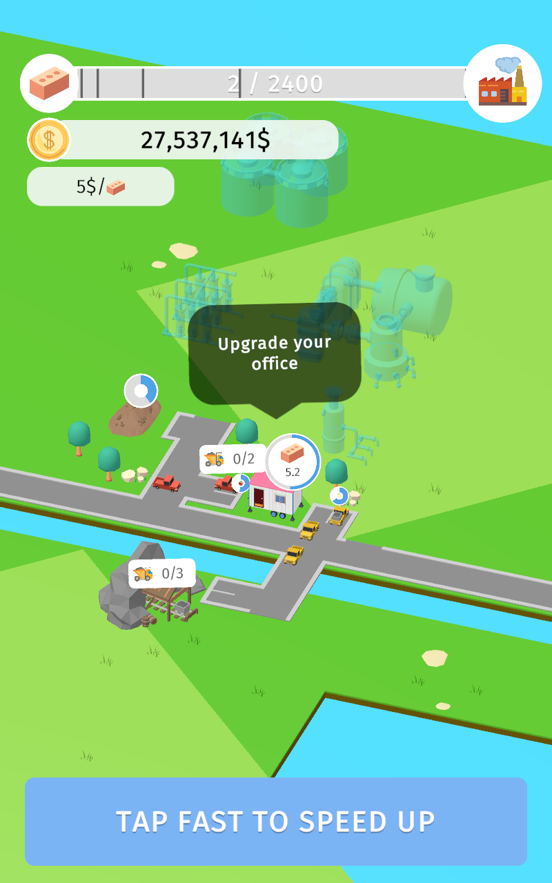 Idle Factories Builder(工厂生成器无限金币版) 0.1.11最新版