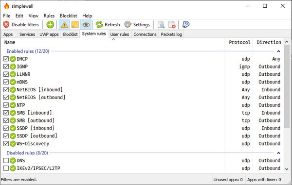 simplewall v3.6.1免费版