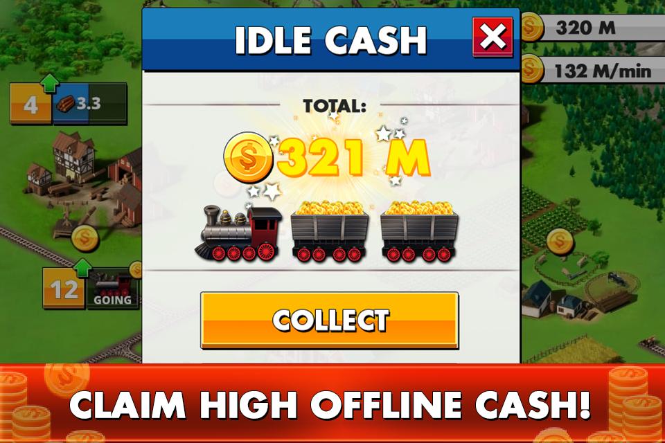 Idle Train Empire(闲置火车帝国无限钞票破解版) 195最新版