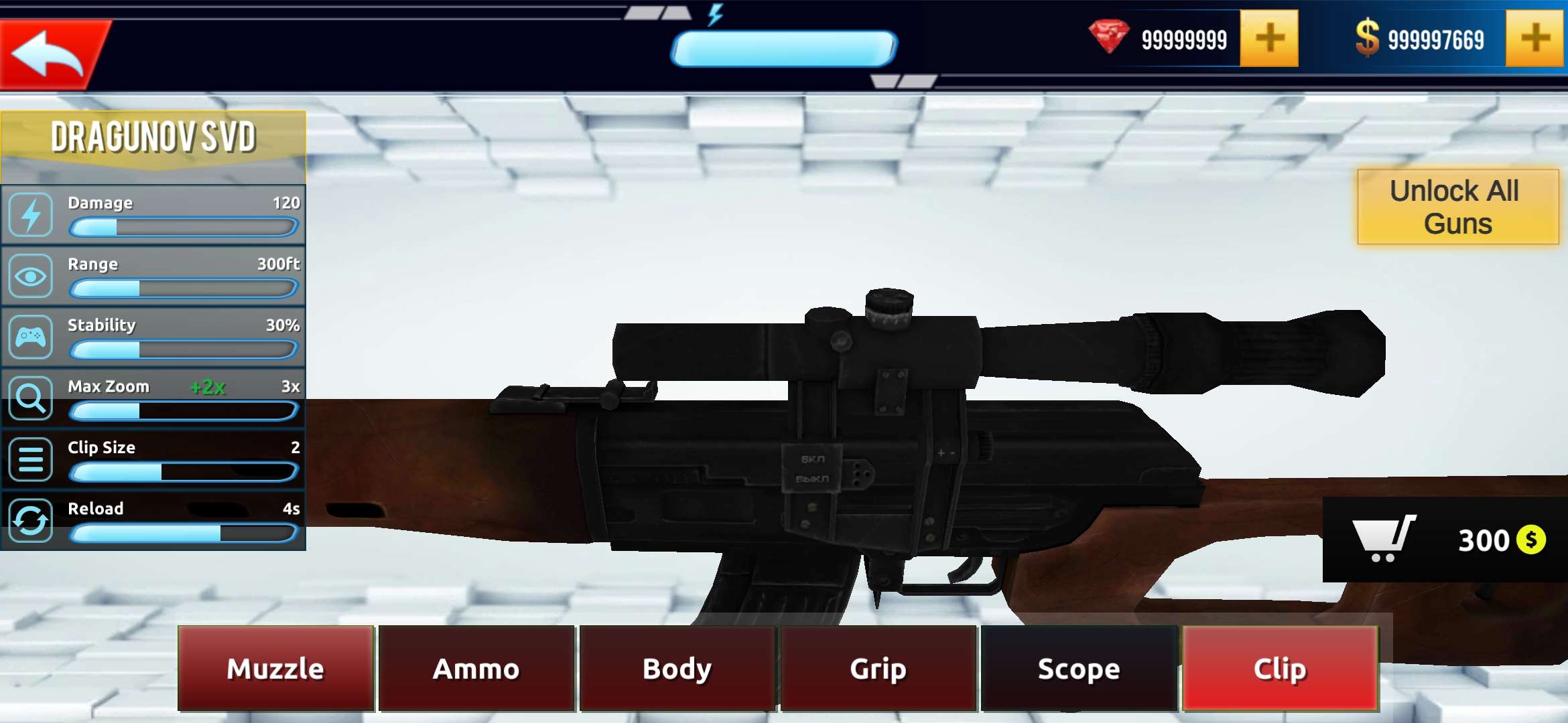 Sniper 3D The City Saviour（狙击手3D城市救世主）无限钻石破解版 1.12最新版