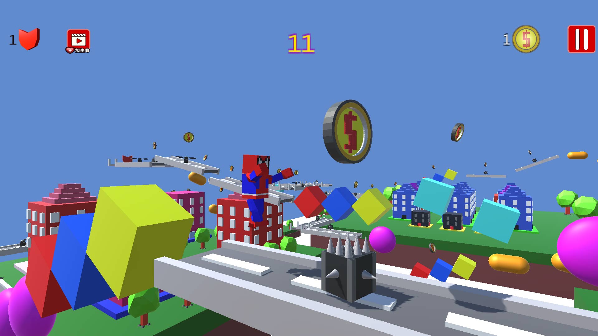 超级3D世界大冒险解锁全部皮肤版 1.2最新版