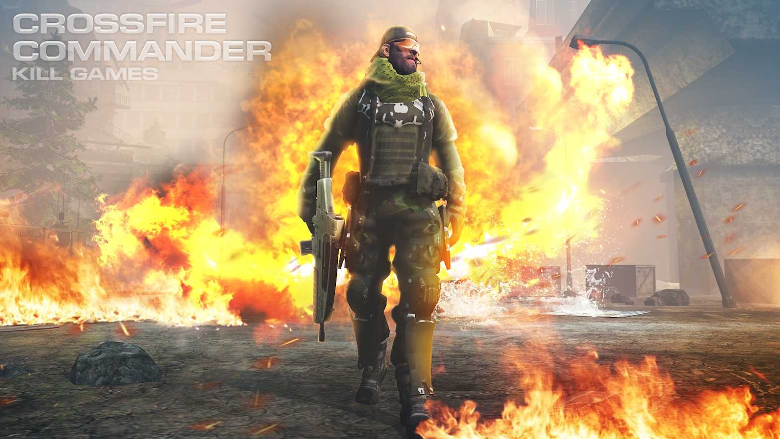 Crossfire Commander:Kill Games(交火指挥官杀手游戏无敌版) 1.9无限子弹版