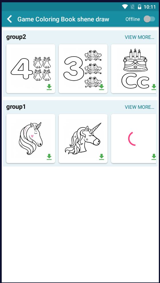 Game Coloring Book shene draw(着色书光泽绘制单机版) 2.2最新版