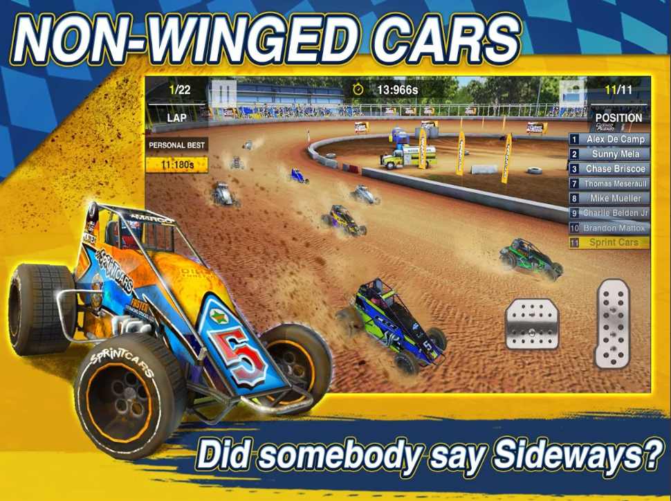 Sprint Cars(泥跑道冲刺汽车无限金币破解版) 3.3.1最新版