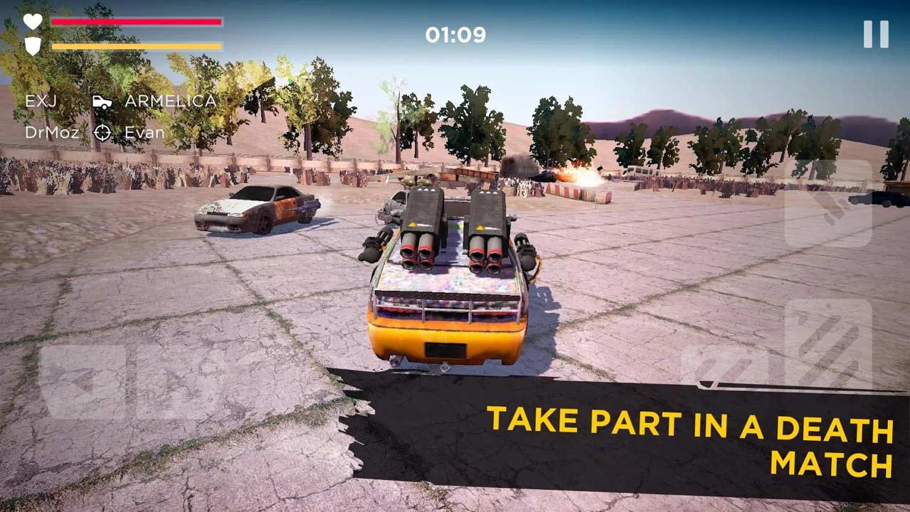 Strike Cars Armed Armored（武装汽车竞技场传奇）手游无限金币版 1.3.0免费版