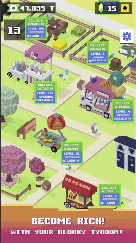Blocky Zoo Tycoon - Idle Game(像素动物园大亨无限钻石破解版) 0.7内购版