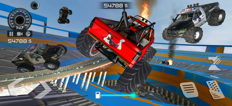 Mega Monster Truck Offroad 4x4 游戏画面