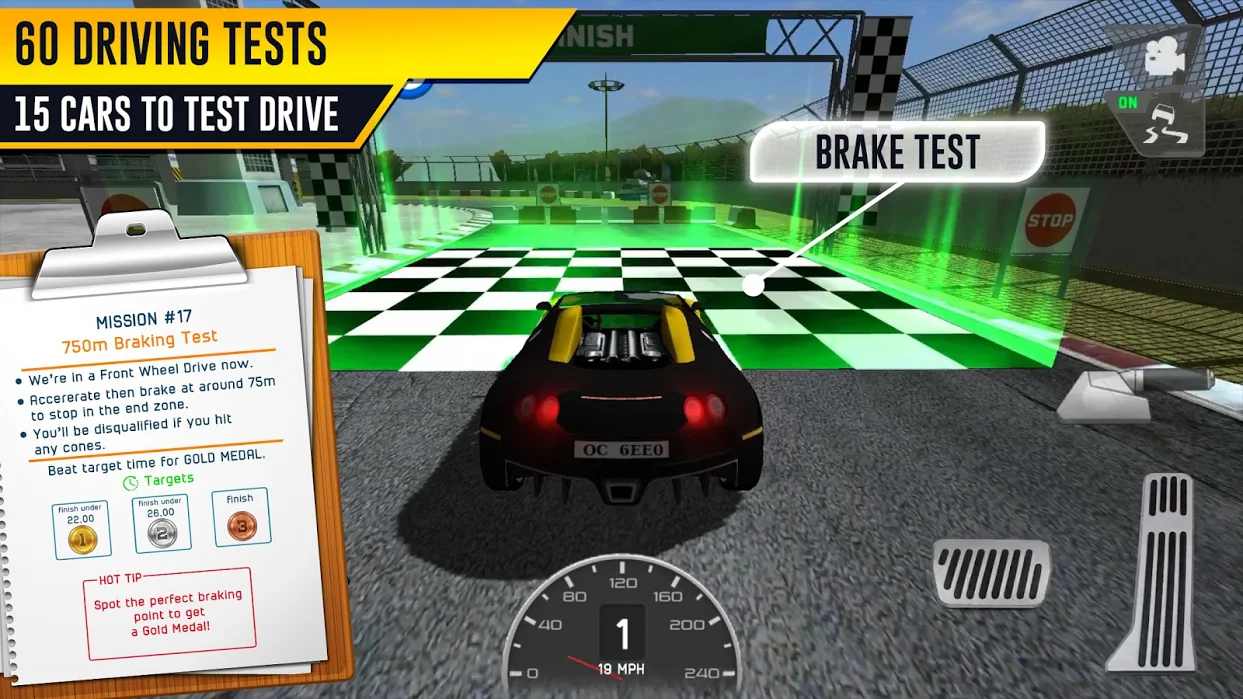 Race Driving License Test(赛车驾驶执照考试无限金币版) 2.1最新版