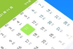 排班应用界面示意图