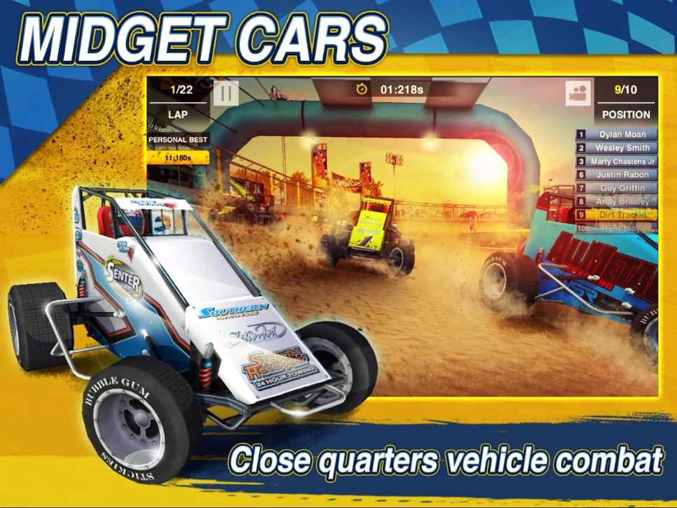Sprint Cars(泥跑道冲刺汽车无限金币破解版) 3.3.1最新版