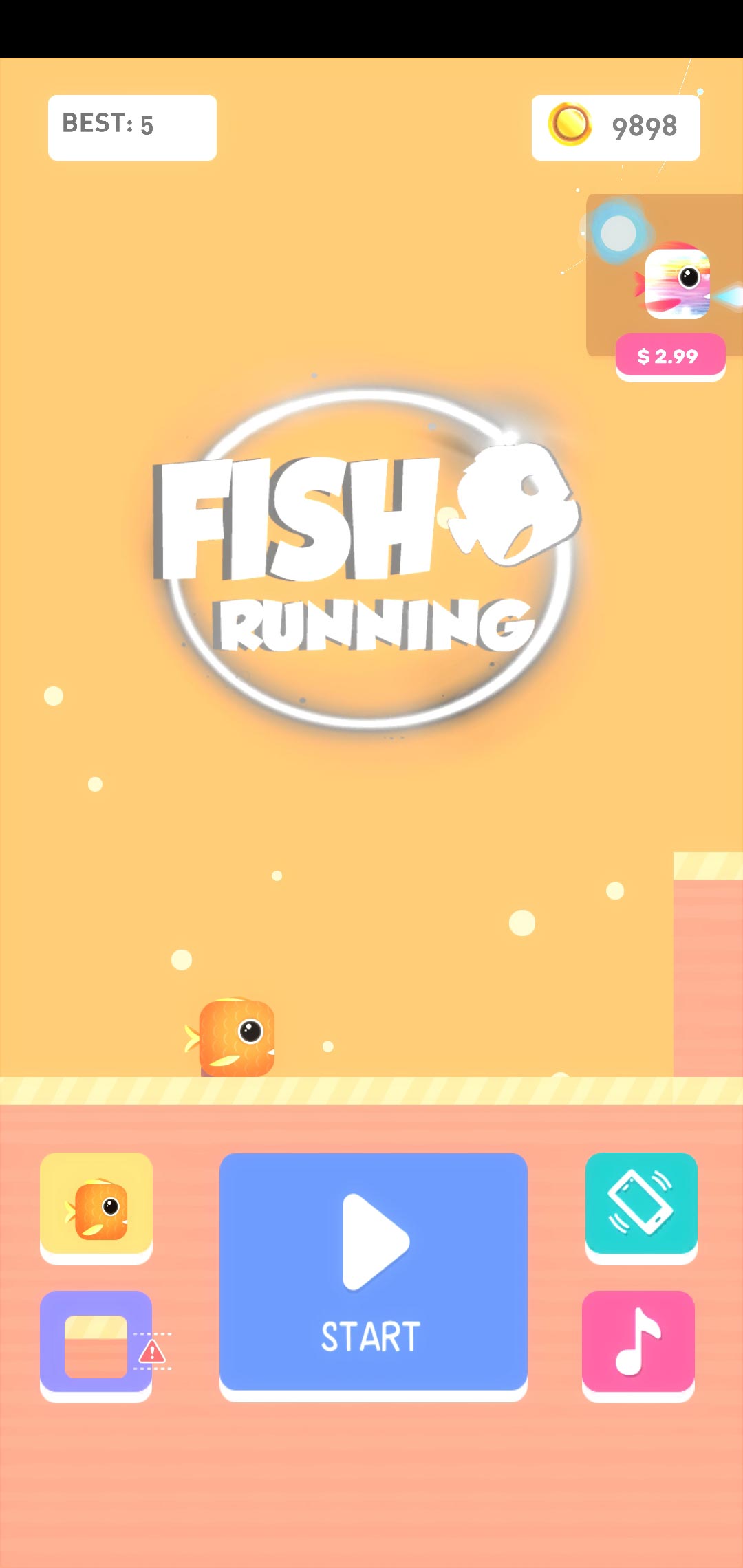Running Fish(流浪鱼无限金币破解版) 1.0.3最新版