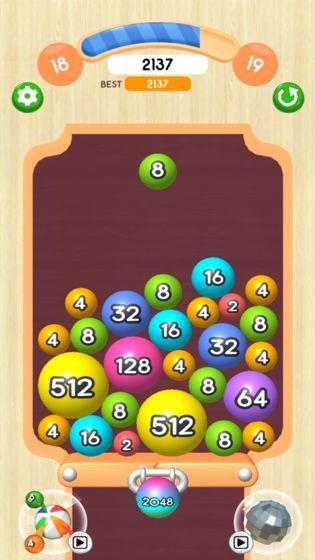 开心球球2048赚钱版游戏 1.0.1官方版