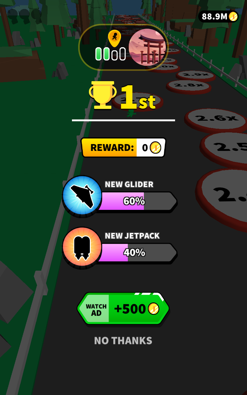 Road Glider(滑翔机无限金币版) 1.0.25安卓版