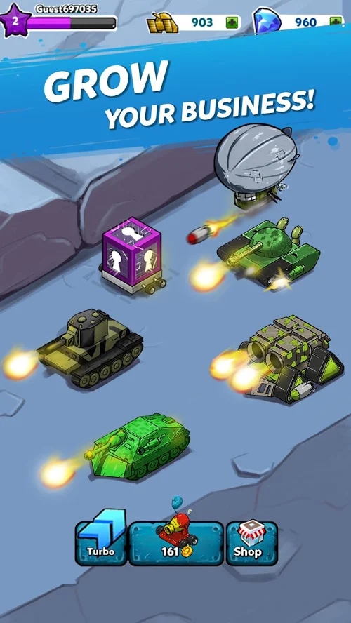 Merge Tanks(合并坦克无限金币版) 2.0.17无限钻石版