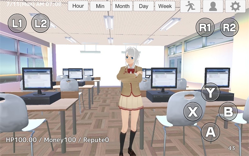 学校生活模拟器2全部服装解锁版 1.0.41无广告版