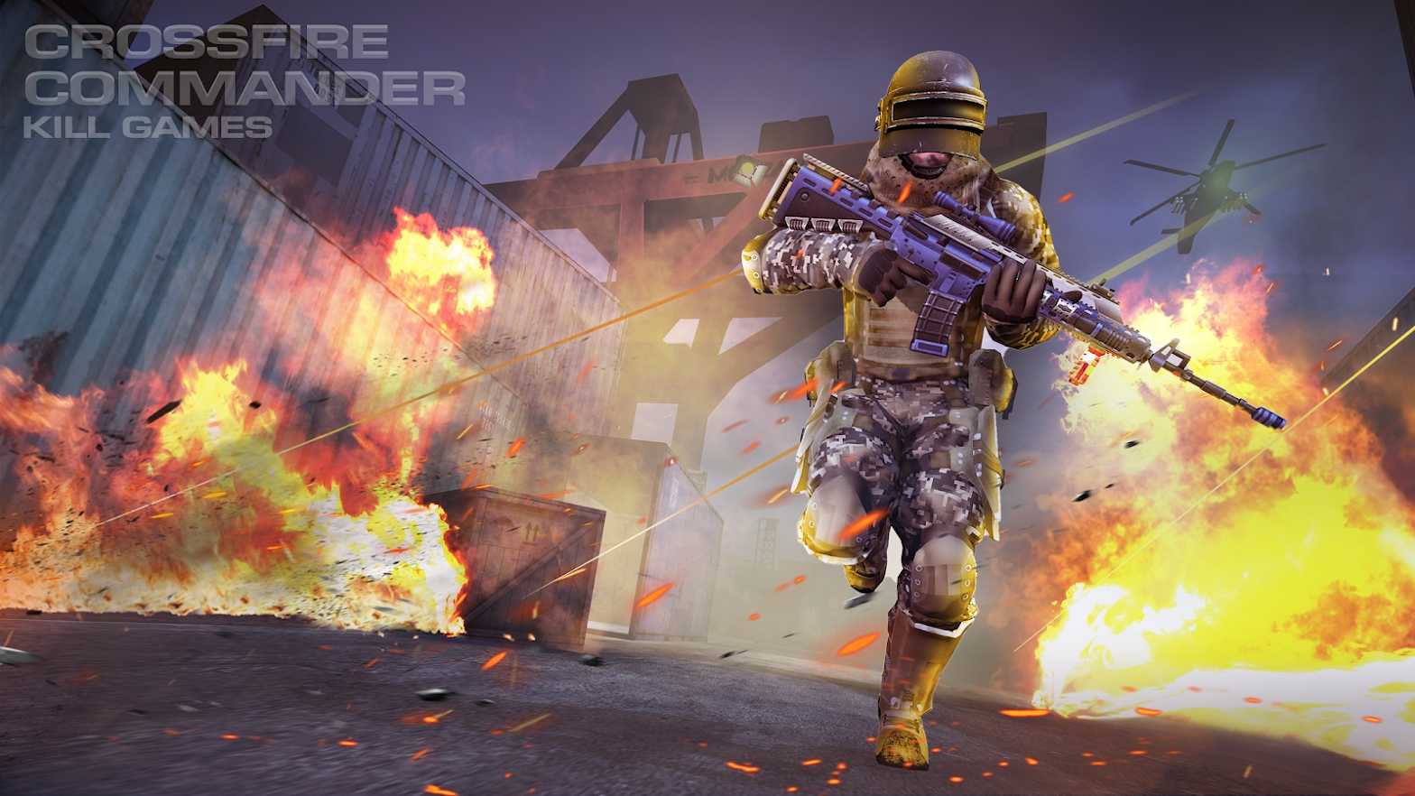 Crossfire Commander:Kill Games(交火指挥官杀手游戏无敌版) 1.9无限子弹版