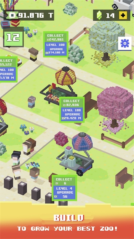 Blocky Zoo Tycoon - Idle Game(像素动物园大亨无限钻石破解版) 0.7内购版
