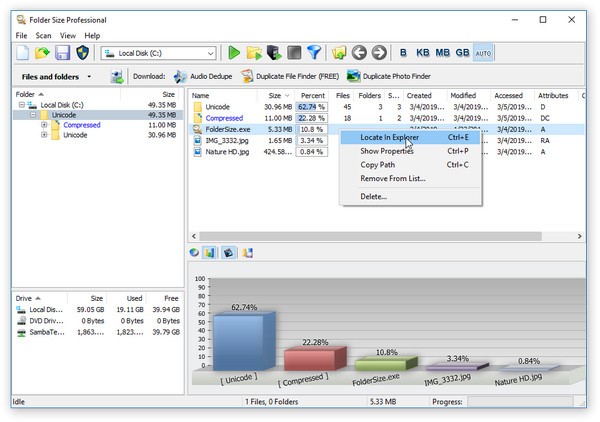 FolderSizeProfessional v4.9.5.0免费版