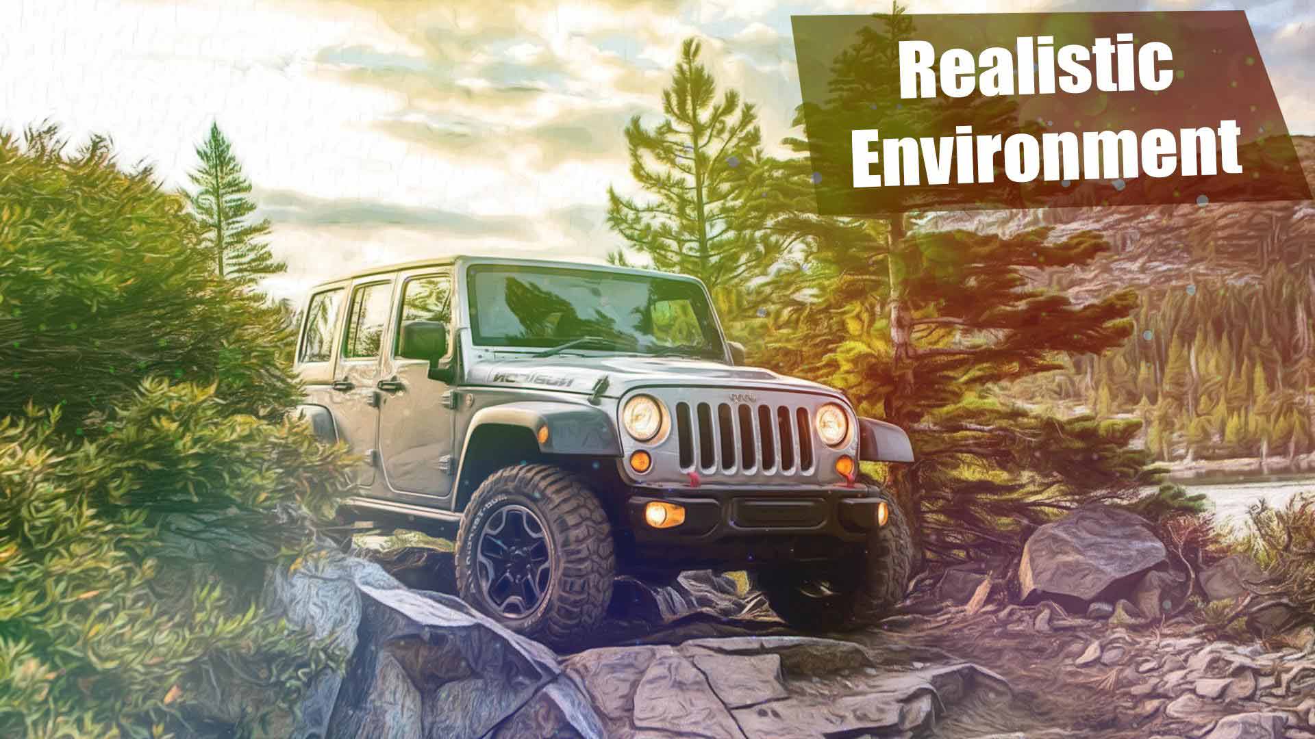 Offroad Jeep Driving(4X4疯狂特技吉普车内购破解版) 2.1.1最新版