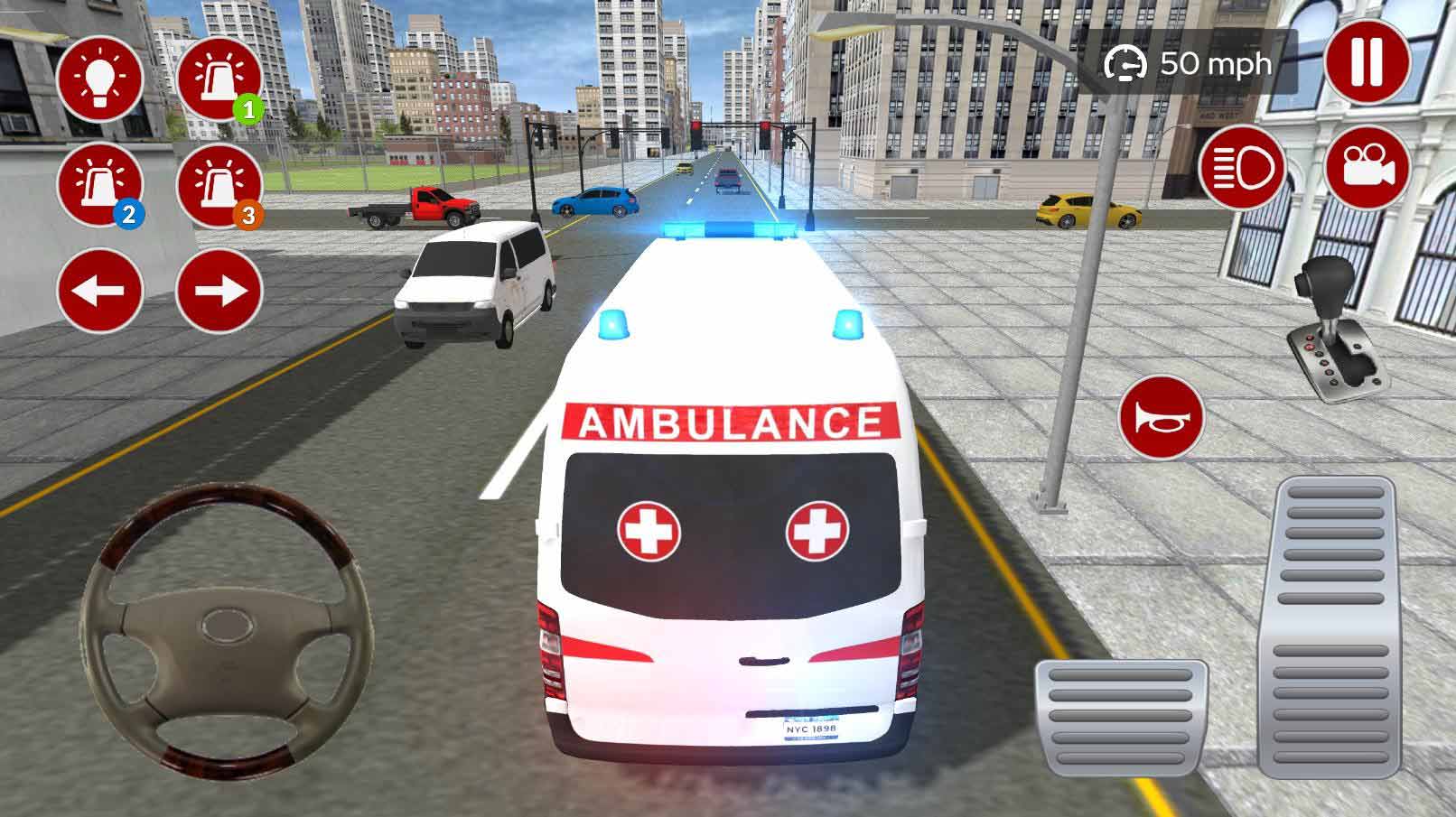 American Ambulance Simulator(美国救护车模拟器无限货币版) 1.5安卓版