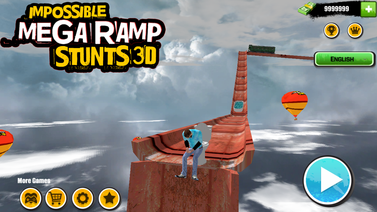 Impossible Mega Ramp Stunts 3D(不可能的巨型坡道特技3D大量货币版) 1.2安卓版