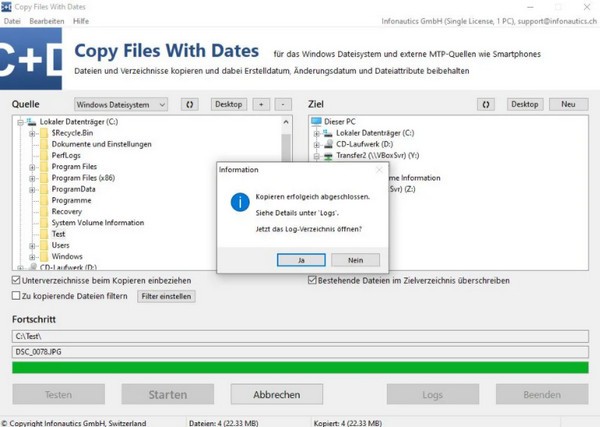 Copy Files With Dates v1.21免费版