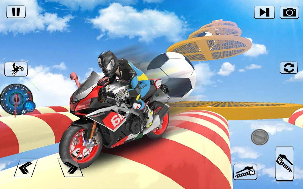 Bike impossible tracks Race 3D Motorcycle Stunts（3D特技摩托）无限金币版 3.0.2全关卡解锁版