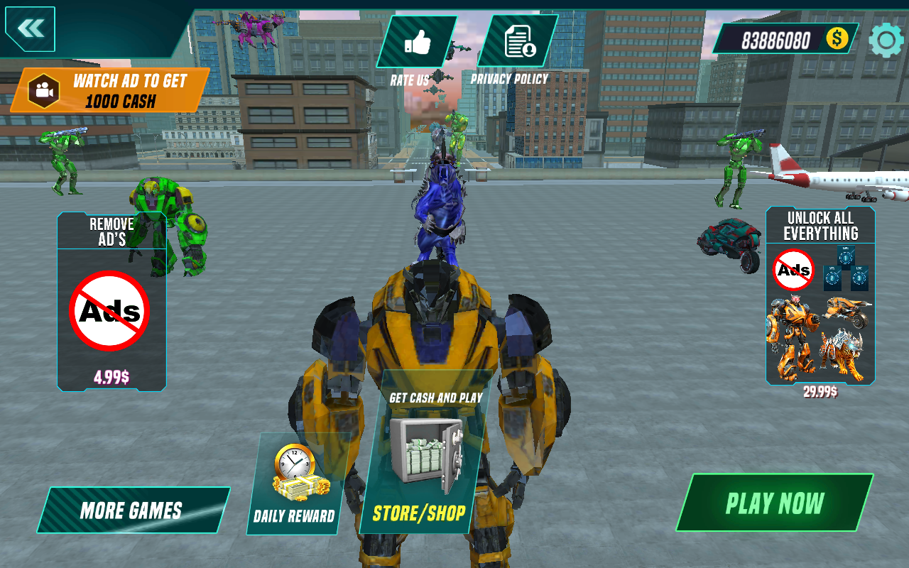 Flying Tiger Robot(飞虎进攻无限货币版) 1.0.7安卓版