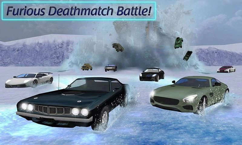 FuriousDeathCarSnowRacingArmoredCarsBattle(愤怒的死亡雪车)无限金币破解版 1.6.9最新版
