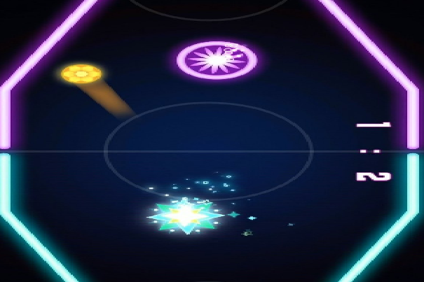 neon hockey游戏画面