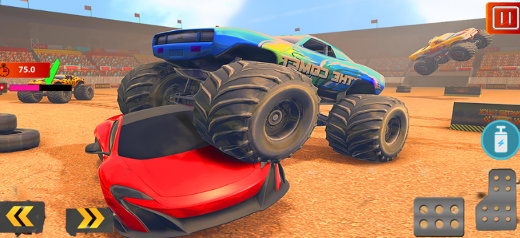 Monster Truck Demolition Derby gameplay screenshot