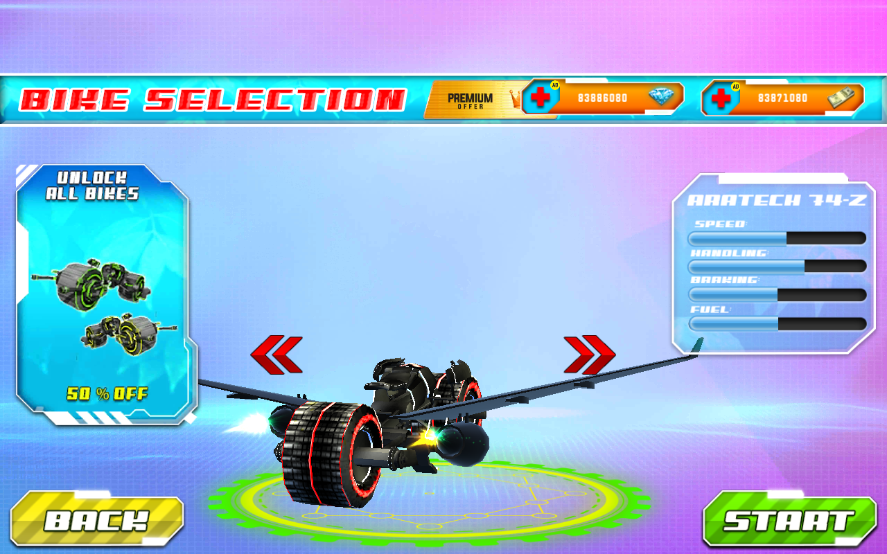 Bike Robot Bike Transformation(飞行超级机器人英雄无限货币版) 49安卓版