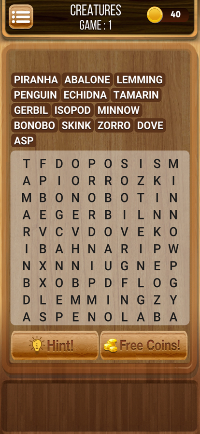 Hidden Words Search ios版
