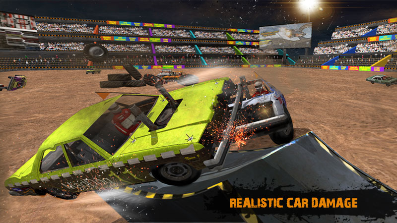 Demolition Derby Xtreme Racing(拆除德比车祸特技赛车大量货币版) 2.6安卓版