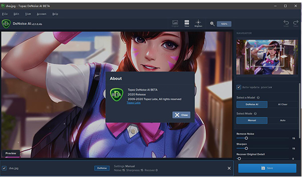Topaz DeNoise AI v3.3.4免费版