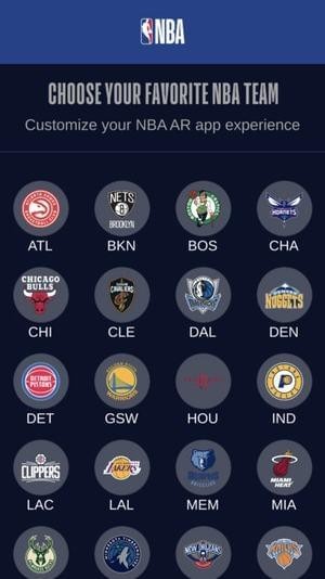 NBA AR App