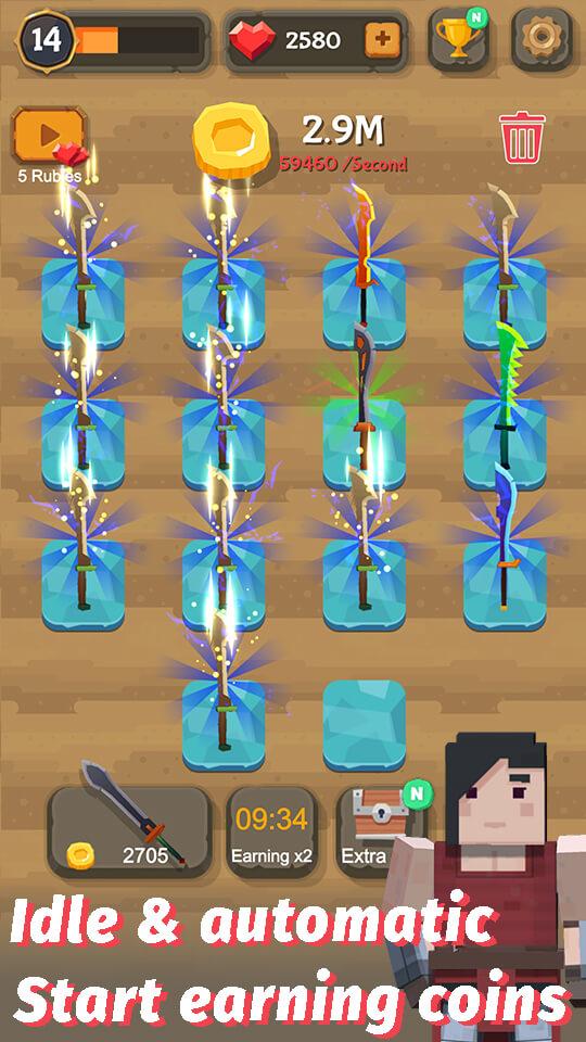 Merge Sword(合并宝剑无限红宝石版) 1.4.0安卓版